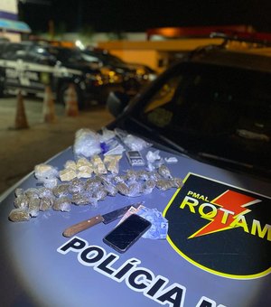 Homem é preso com cocaína, crack e maconha no Vergel do Lago