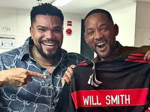 Naldo reencontra Will Smith após 11 anos: 'Bom te rever'