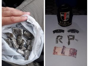 Adolescente é apreendido por tráfico de drogas em Arapiraca