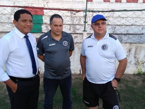 Com visita do prefeito Júlio Cezar, ASA treina em Palmeira dos índios