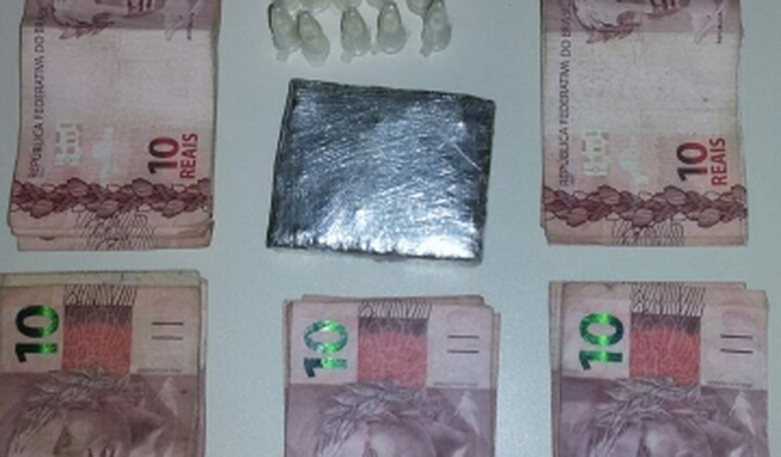 Jovens são presos com maconha e cocaína