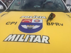 Policiais apreendem arma durante operação em União dos Palmares 