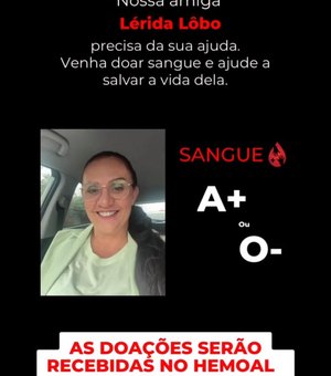 Campanha para doação de sangue é realizada para pré-candidata atingida em atentado em Paulo Jacinto