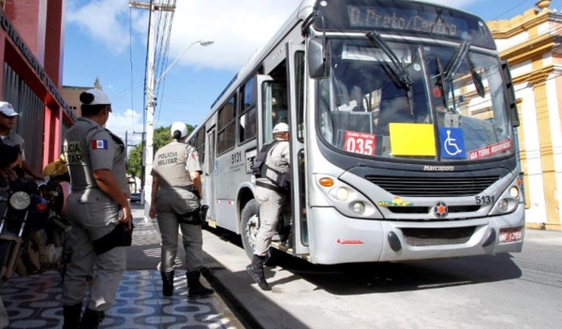 Primeiro trimestre tem redução de 70% no número de assaltos a ônibus na capital