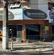 Incêndio destrói loja de produtos para piscina e mata gatos na antiga Amélia Rosa