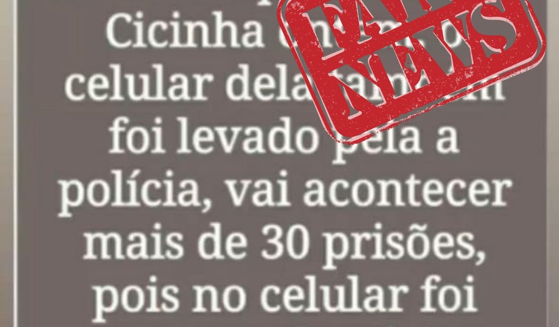 Conteúdo que circula nas redes socais sobre supostas prisões em campo Grande é falso, diz TRE