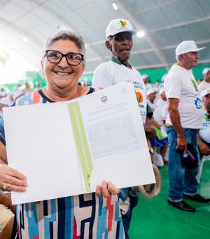 Prefeitura e Governo do Estado entregam 500 títulos rurais em Girau do Ponciano