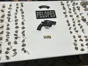Suspeito de tentativa de homicídio é preso com arma e drogas na zona rural de Arapiraca