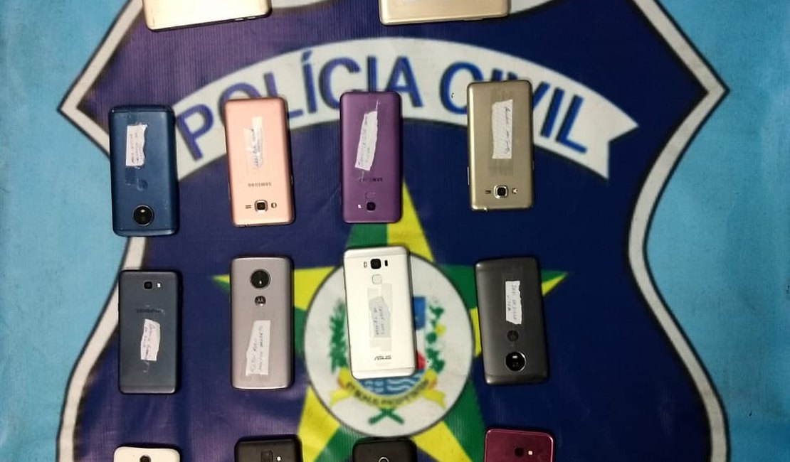 Polícia recupera 14 celulares roubados e furtados no município de Pilar