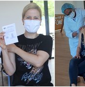 Paula Toller é vacinada contra a Covid-19 no Rio de Janeiro: 'Liberdade'