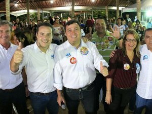 Renan Filho e Collor recebem apoio em Marechal