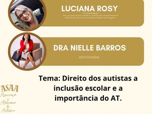 Advogada e psicopedagoga promovem live sobre inclusão escolar de crianças com autismo