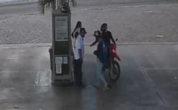 [Vídeo] Dupla assalta funcionários de posto de combustíveis no bairro Eldorado, em Arapiraca