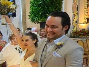 Família de Gabriel Diniz surpreende em casamento da ex-noiva do cantor