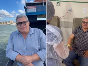 Após cirurgia, Alves Correia volta a passar mal e é levado para UPA em Arapiraca