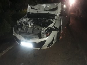 Colisão traseira é registrada na AL 486, em Craíbas