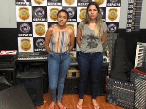 Mãe e filha são presas suspeitas vender na web instrumentos musicais furtados em igrejas