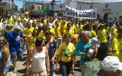 Manifestação contra Dilma, em Arapiraca.