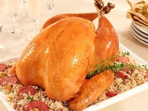 Peru recheado de natal