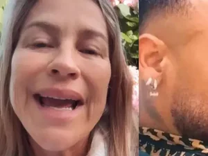Luana Piovani reposta foto do novo visual de Neymar e choca com texto: 'Deus puxa'