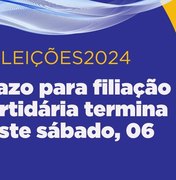 Eleições 2024: prazo para filiação partidária termina neste sábado (6)