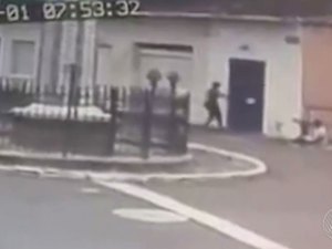 Vídeo mostra PM perseguindo e atirando contra primos; ciúme da ex-mulher pode ser motivação