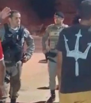 Moradores reclamam de ação policial durante manifestação por falta de água em Palmeira dos Índios