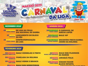 Programação das prévias de carnaval em Maceió é divulgada