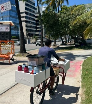 Controladores de velocidade educativos são instalados na ciclovia da orla de Maceió