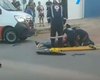 Mototaxista e passageira se ferem em acidente no bairro Juca Sampaio, em Palmeira dos Índios