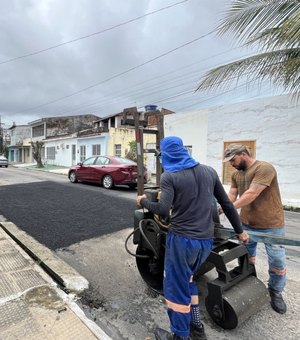 Operação Tapa-Buraco recupera 717 ruas de Maceió no primeiro trimestre de 2026