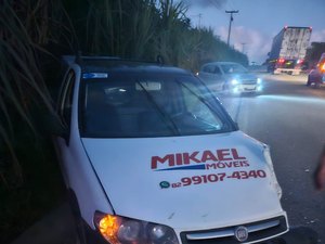 Motoqueiro sofre grave acidente em Porto Calvo