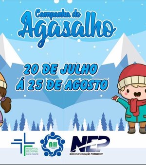Hospital de Arapiraca promove campanha para arrecadar agasalhos