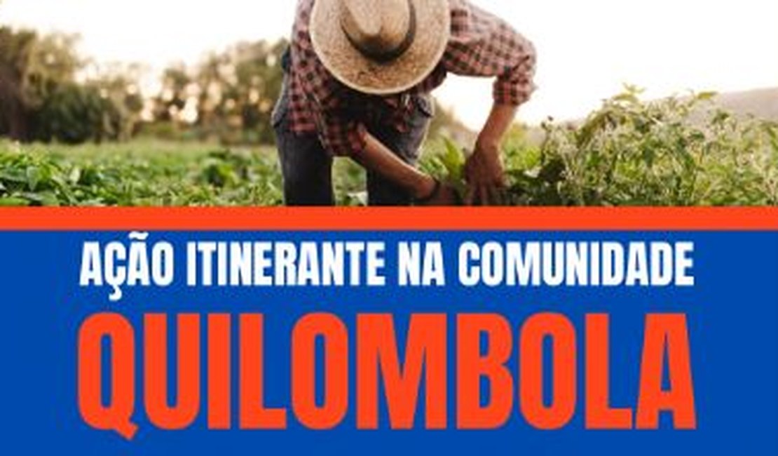 Prefeitura de Palmeira leva serviços para comunidade quilombola na zona rural do município
