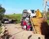 [Vídeo] Treminhão vira na zona rural do município de Porto Calvo