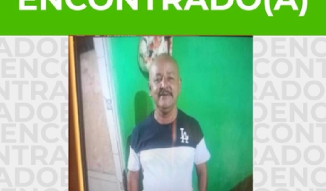 Família informa que homem que estava desaparecido em Olivença foi encontrado com vida