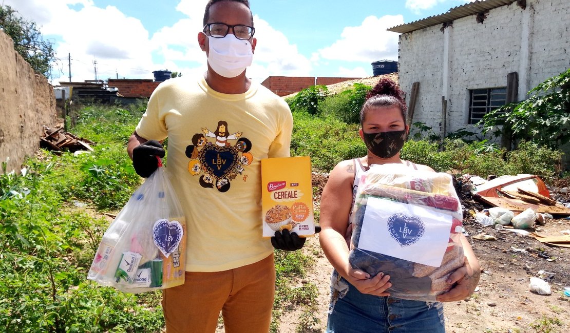 LBV conclui entrega de 7 toneladas em alimentos em Arapiraca e Maceió