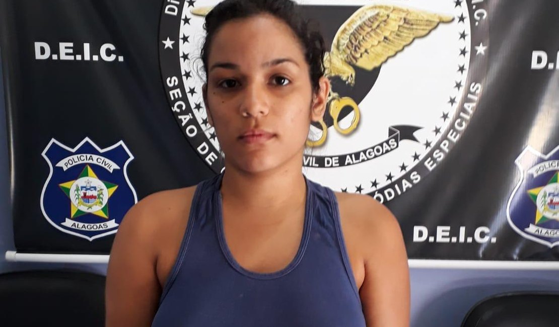 Mulher é presa suspeita de integrar organização criminosa no bairro da Santa Lúcia