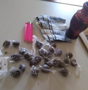 Adolescente é detida com drogas em Colônia Leopoldina