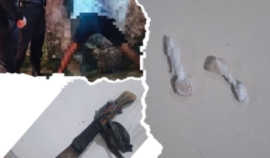 Homem é detido com facão e drogas após ameaçar moradores em Penedo