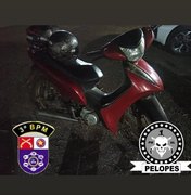 Polícia Militar recupera motocicleta roubada durante operação em Feira Grande