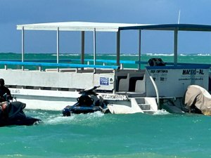 Acidente com jet ski deixa turista ferido na Praia de Barra Grande