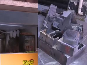 Incêndio em fritadeira de pastelaria mobiliza bombeiros na Jatiúca, em Maceió