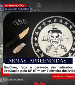 Dupla é presa por posse ilegal de arma de fogo em ação policial realizada em Palmeira dos Índios