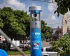 Totem de segurança da Segurança Publica identifica homem com faca peixeira em Arapiraca