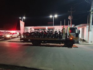 Polícia Militar apreende motocicletas irregulares durante operação no Pilar