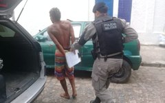 Suspeito foi encaminhado à Central de Flagrantes