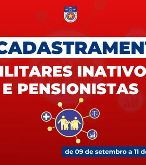 Polícia Militar inicia o recadastramento on-line para militares inativos e pensionistas