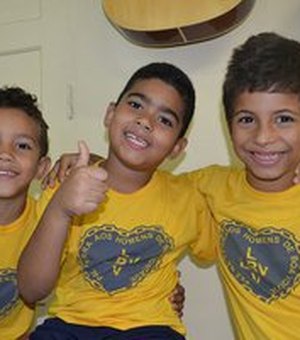 Crianças de Alagoas são presenteadas com kits pedagógicos da LBV
