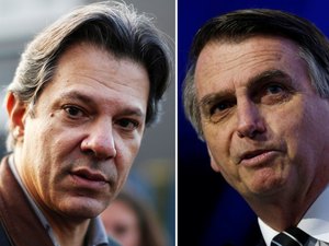 Haddad e Bolsonaro estão empatados em Alagoas, segundo pesquisa Ibope